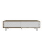 Hanah Home Soporte de TV Roble y Blanco